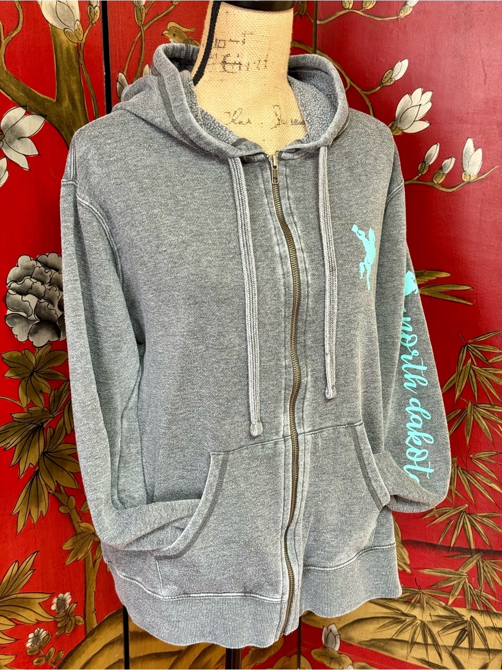 Ladies “BarX Ranch” Medora North Dakota Zip-up Hoodie | #W51
